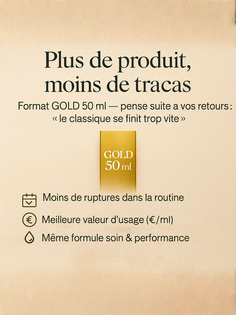 Sanelya® Gold | Formato grande | CC Crema extracubriente