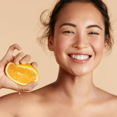 Avant / Après de Vitaminas (A, C, E, B9)