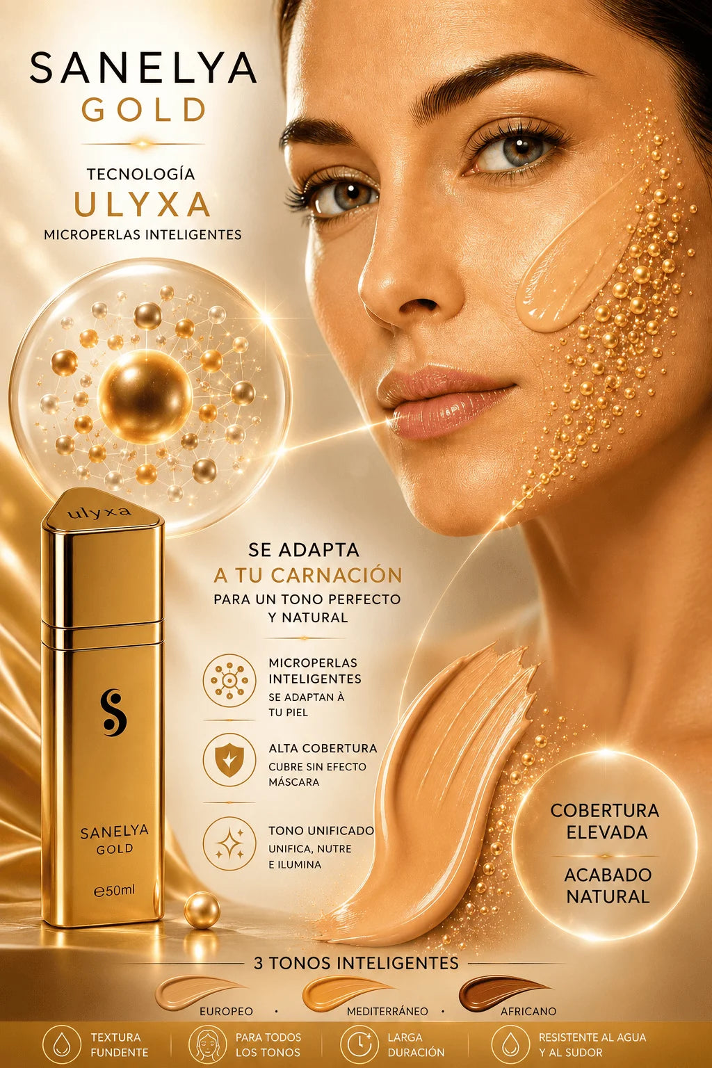 Sanelya® Gold | Formato grande | CC Crema extracubriente