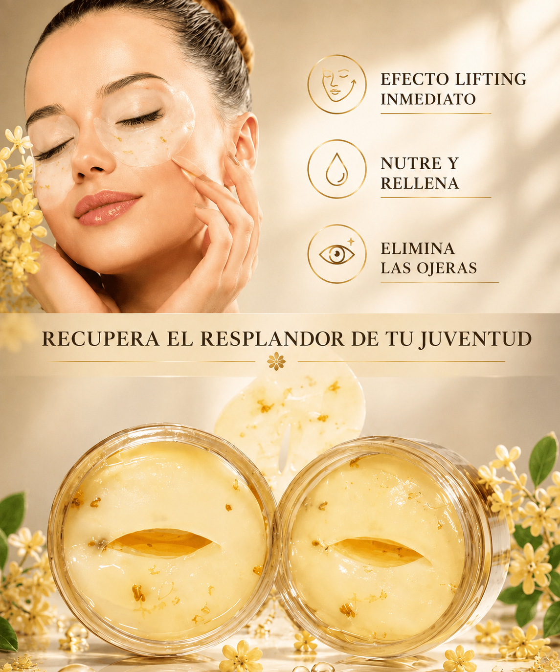 Mascarilla antiojeras y antiarrugas